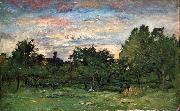 Charles Francois Daubigny Landscape oil painting reproduction